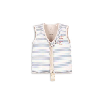 Gilet De Natation Ellis Rayures Bleues 2-3Ans Konges Slojd devant