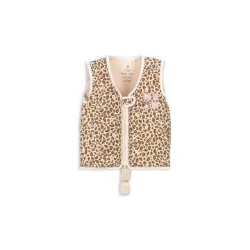 Gilet de natation Kitty léopard 2-3ans Konges Slojd devant