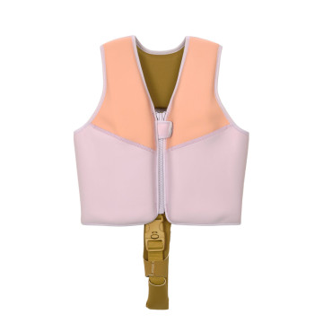 Gilet de natation lavande/abricot LASSIG face