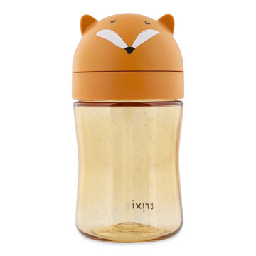 Gobelet avec paille Mr. Fox Trixie face avant