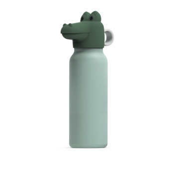 Gourde Falk 350 ml avec bouchon Crocodile LIEWOOD face