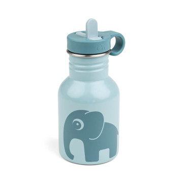 Gourde inox Elphee Bleu DONE BY DEER face