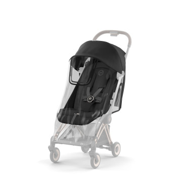 Housse De Pluie Pour Poussette Bébé Buki - Transparente, Poches Latérales, Pour La Plupart Des Poussettes Classiques