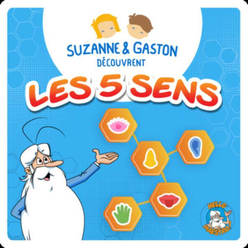 Histoire à écouter Suzanne et Gaston découvrent les 5 sens Lunii