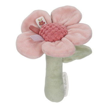 Hochet peluche fleur Fairy Garden Little Dutch