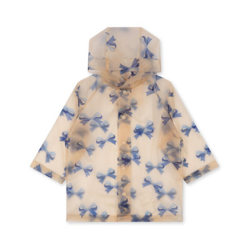 Imperméable Brume avec Noeuds Bleus Konges Slojd avec capuche