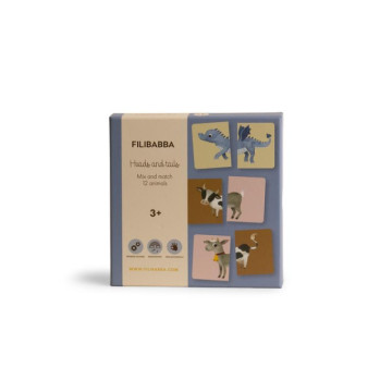 Jeu d’association Animaux à assembler FILIBABBA de face