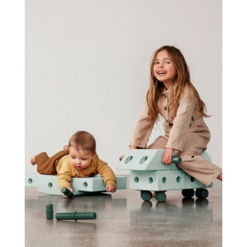 Jeu de construction évolutif Explorer Kit Menthe / Vert Fôret MODU lifestyle2
