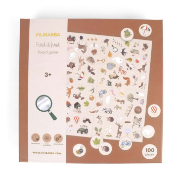 Jeu de société Qui le trouvera en premier ? Filibabba produit