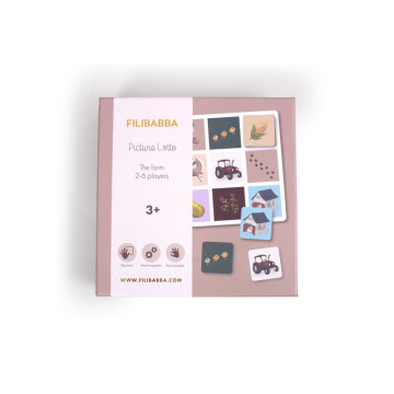 Jeu loto des images - A la ferme Filibabba boîte