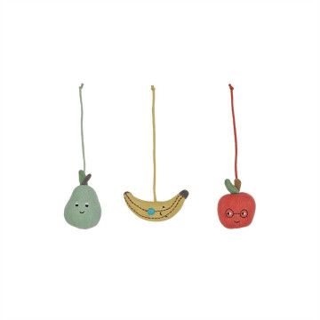 Jouet pour arche d'éveil Yummy Yellow / Red / Green Oyoy produit face