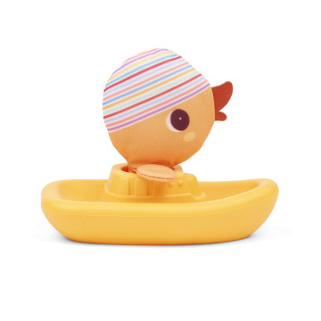 Jouet de bain Gaspard le Canard et son bateau Lilliputiens produit