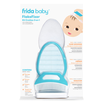 Kit 3-en-1 Croûtes de lait bébé Frida produit face