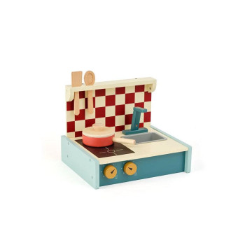 Kitchenette Vert KID'S CONCEPT ouverte