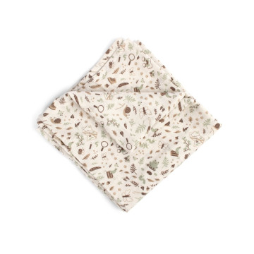 Lange d'emmaillotage 120 x 120 cm Little Wonders Filibabba face