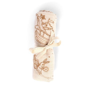 Lange en mousseline 65 x 65 Dreamy Adventurers Filibabba produit