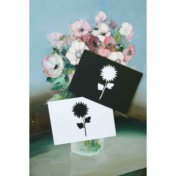 Le Mondy des P'tits artistes : 20 cartes constratées Noir et Blanc Observe Montessori Produit face