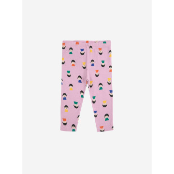 Leggings Game Pawns All Over 6 mois Bobo Choses face 