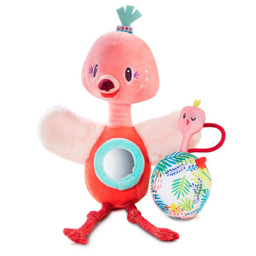 Marionnette main Anais flamand rose Produit Lilliputiens Bambinou