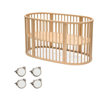 Lit bébé Sleepi V3 2026 avec roulettes STOKKE cover