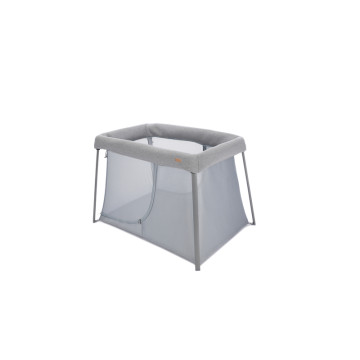 Lit parapluie 3 en 1 - Eazy sleep - Gris chiné / Galet Beaba produit profil