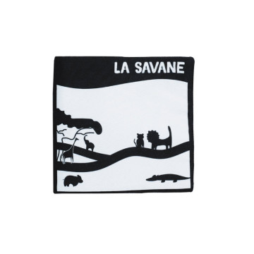 Livre d'éveil noir et blanc Tam-Tam Trois Kilos Sept produit 