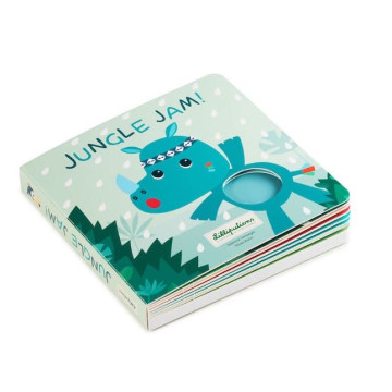 Livre tactile et sonore Jungle Jam Lilliputiens 1