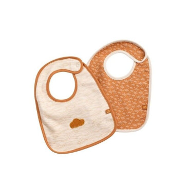Lot de 2 Bavoirs Orsino Sauthon produit face