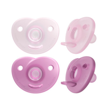 Lot de 2 sucettes ultra doux 6-18 mois Philips Avent - Bambinou