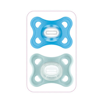 Lot de 2 sucettes en silicone Comfort 2-6 mois MAM