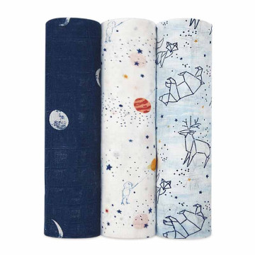 Lot de 3 maxi-langes silky soft Stargaze Aden & Anais