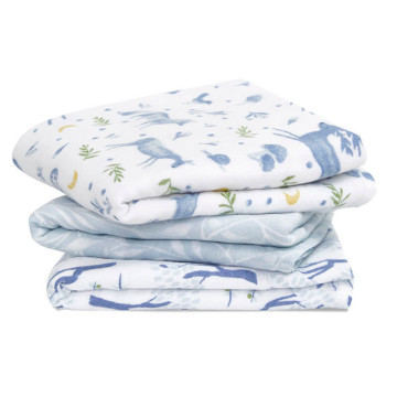 Lot de 3 musy-langes en mousseline de coton bio Outdoors Aden + Anais