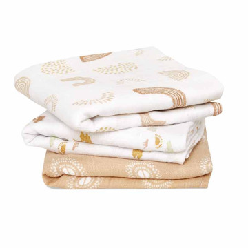 Lot de 3 musy-langes en mousseline de coton Keep rising Aden + Anais