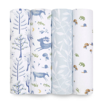 Lot de 3 langes d'emmaillotage Toile (4-6 mois)