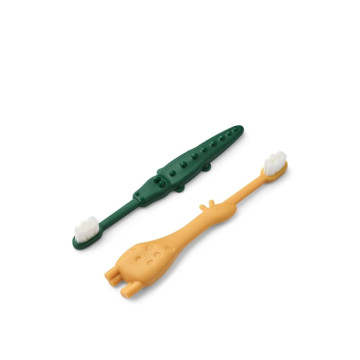 Lot de 2 brosses à dents Fabio All Together LIEWOOD face