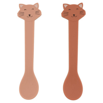 Lot de 2 cuillères en silicone Mrs. Cat Trixie produits 