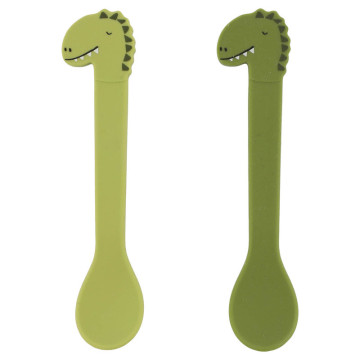 Lot de 2 cuillères en silicone Mr. Dino Trixie produits 