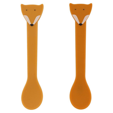 Lot de 2 cuillères en silicone Mr. Fox Trixie produits 