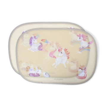 Lot de 2 pare-soleil pour voiture La plage des licornes FILIBABBA produit