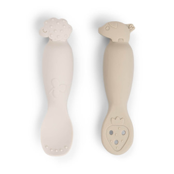 Lot de 2 Premières cuillères Tiny farm Sable done By Deer produit