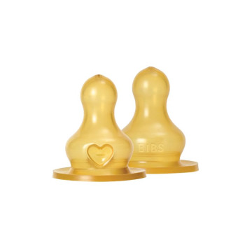 Lot de 2 tétines biberon en latex Bibs Débit rapide BIBS produit