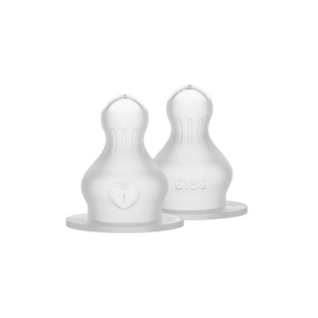 Lot de 2 Tétines Silicone pour biberon Bibs produit