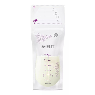 Lot de 25 sachets de conservation pour lait maternel  Philips Avent sachet
