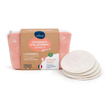 Lot de 4 coussinets d'allaitement lavables NEOBULLE