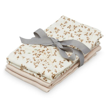 Lot de 4 langes 30 x 30 cm Cam Cam Produit face