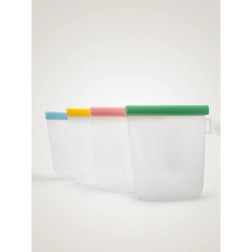 Lot de 4 sachets de conservation du lait Perifit face
