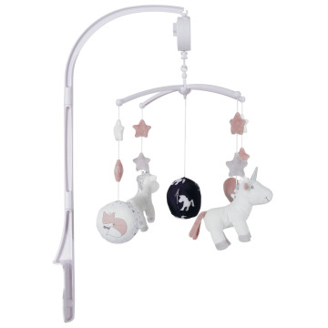 Mobile musical Ophélia la Licorne TRois Kilos Sept Produit