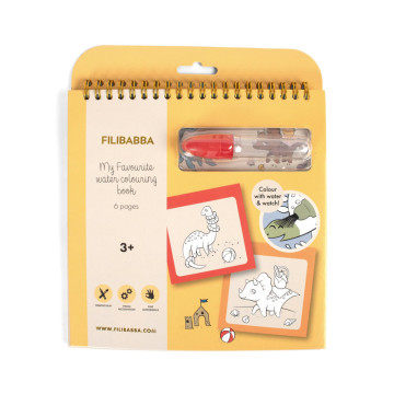 Mon livre de coloriage à l'eau préféré - Dinos Filibabba produit 