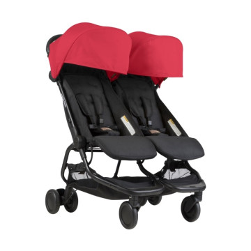 Poussette Nano Duo Mountain Buggy vue de 3/4