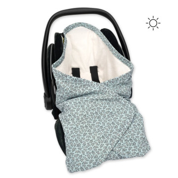  Nid d’ange multifonctions Biside 0-12m Jersey + terry  Print Heidi Opalin Bemini dans siège 